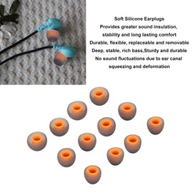 LBEC Puntas para audífonos, reemplazo de Puntas para audífonos de Silicona Diseño ergonómico de Graves enriquecidos para Auriculares