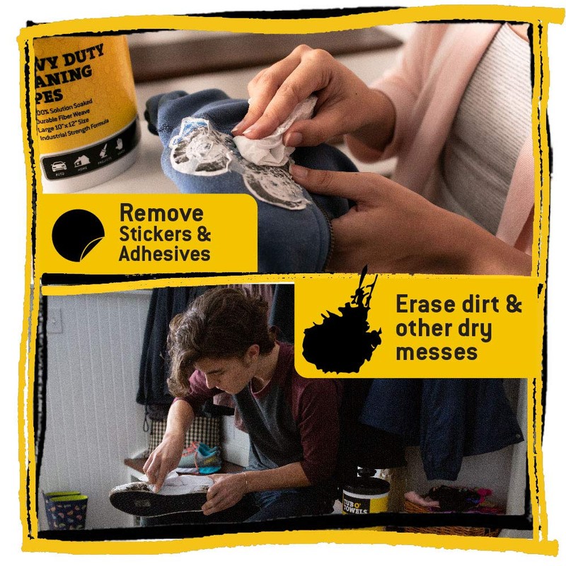 Tub O Towels TW90 Heavy-Duty 10" x 12" Size Multi-Surface