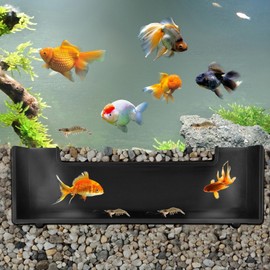 Shrimp Cave Aquarium Tunnel, Shrimp Hides for Aquarium, Corner Aquarium Cave, Corner Fish Tank Decorations, Shrimp Tank Accessories, Fish Hideout for Aquarium Decor, Fish Cave for Aquarium Hideout