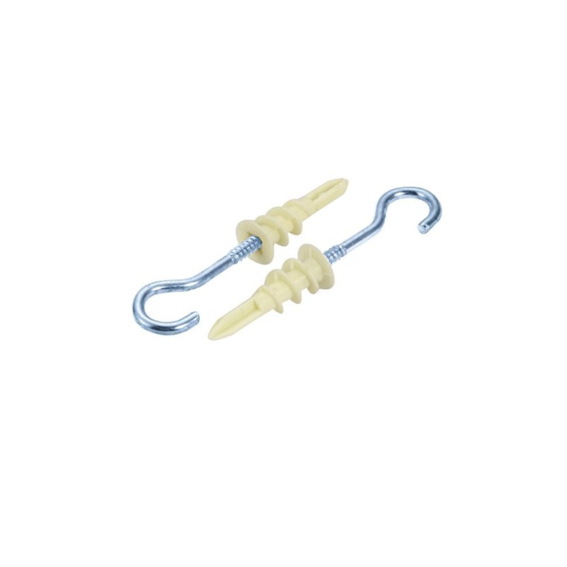 uxcell 10Pcs Self Drilling Drywall Anchor 14mm Inner Dia Zinc