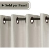 H.VERSAILTEX Linen Blackout Curtain 54 Inches Long for Bedroom/Living Room