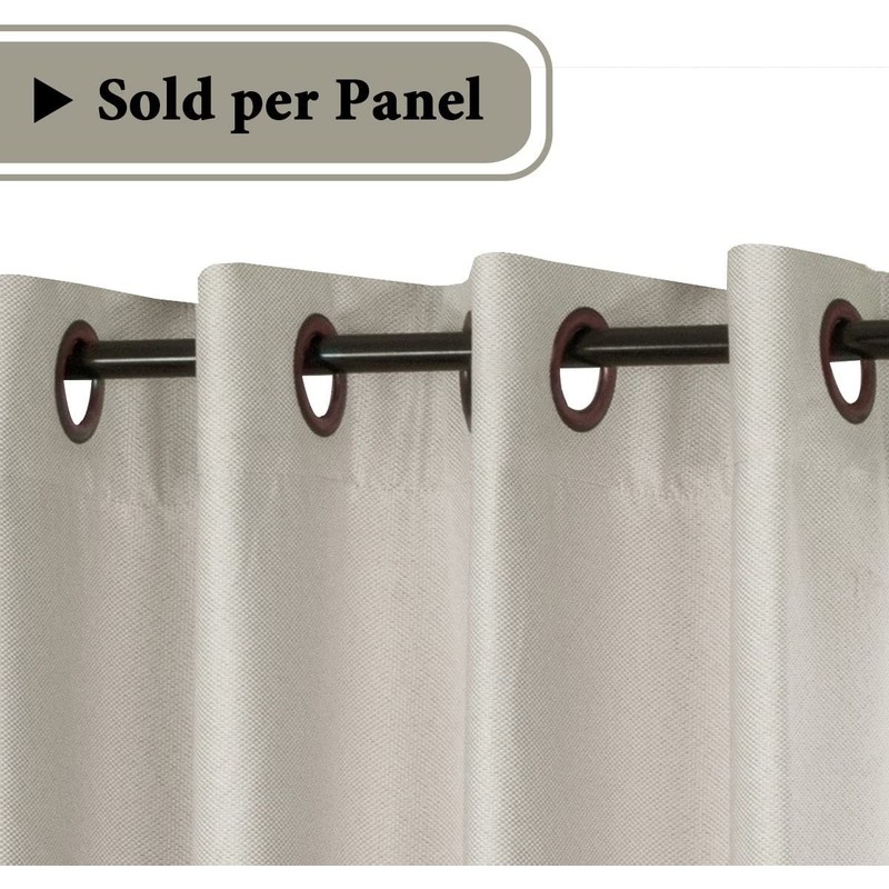 H.VERSAILTEX Linen Blackout Curtain 54 Inches Long for Bedroom/Living Room