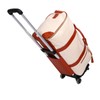Keenso Rolling Duffle Bag with Wheels, Leather 40L Large Capacity