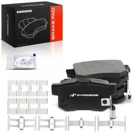 A-Premium Juego de pastillas de freno de disco cerámico trasero Compatible con modelos seleccionados de Acura, Honda y Suzuki - Accord, Civic, CL, CSX, EL, ILX, Integra, RSX, TL, TSX, Vigor, CR-Z
