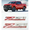OEM 2pcs 2019-2023 Chevy Silverado Z71 Emblem OEM Fender Chrome