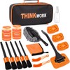 【Mother's Day】THINKWORK Pink Portable Vacuum Cleaner Kit with 8000PA Cordless