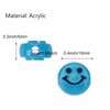 200pcs Glowing Solar Luminous Smile Face Beads Mixed Acrylic Glow