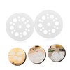 ABOOFAN 200pcs White Plastic Insulation Washers for Foam Board Support