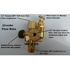 conrader Air Compressor Pilot Check Valve Unloader Combination Discharge 1/2"