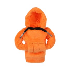 SAVITA Gear Knob Cover Car, 12 cm Fashionable Hoodie Car Gear Knob Cover Universal Gear Lever Cover Soft Car Gear Knob Cover Car Interior Decoration (Orange)