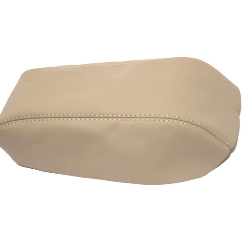 Kar Designers Beige Center Console Armrest Cover Leather For 92-00