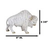 Ebros Native American Sacred White Bison Buffalo Decor Resin Figurine