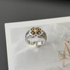 Grmpt North Star Ring for Men Silver Plated North Star