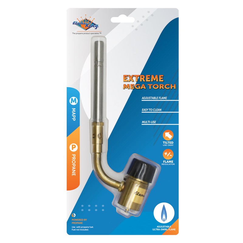 Flame King YSNAX1-023CGA High Intensity Propane Torch Head with Ultra