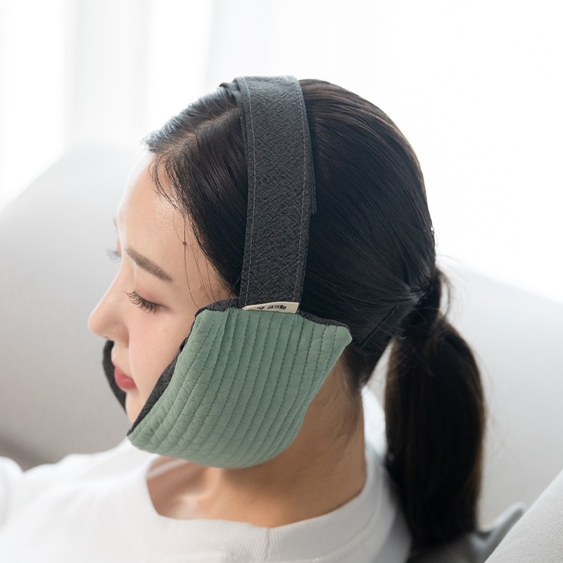 레드빈 팥으로 채운 턱관절 찜질팩 Jaw Joint Heat Pack Filled