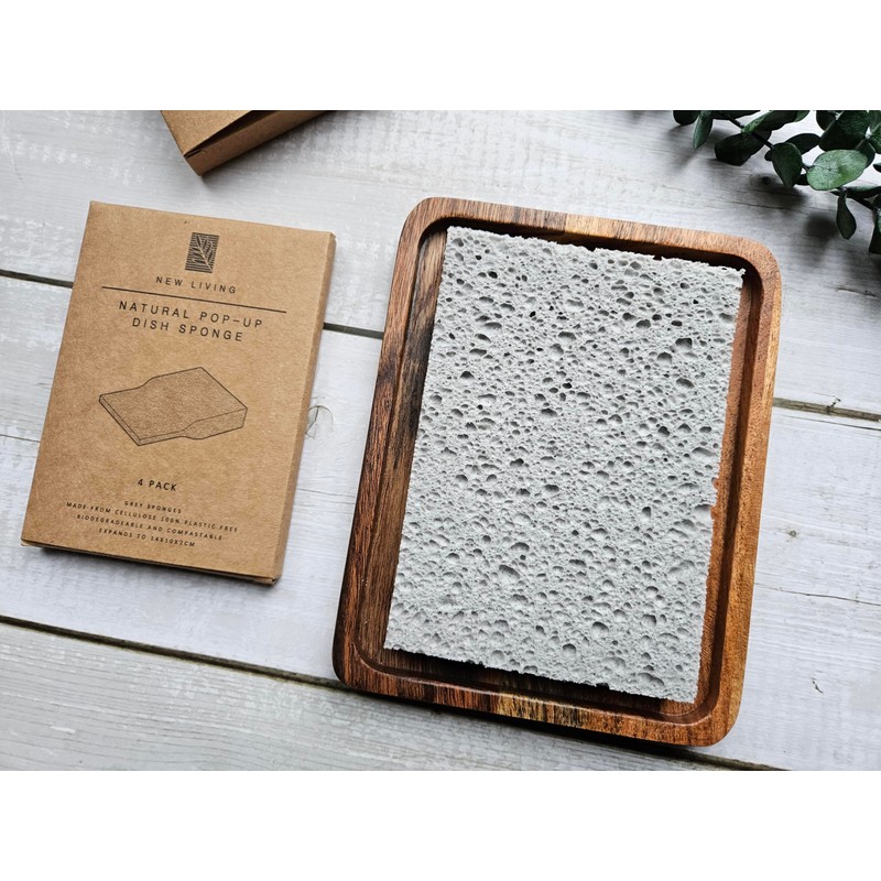 Eco Sponge Plastic Free 4 or 8 Pack Large Size