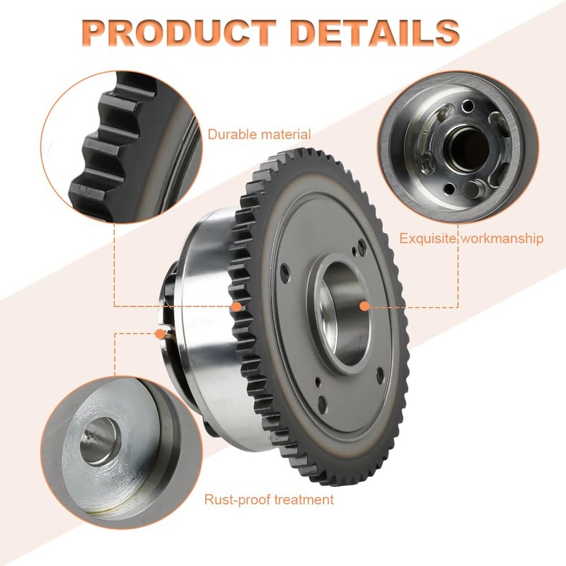 JDMON Engine Timing Camshaft VVT Gear Cam Phaser Compatible with