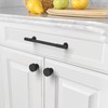 Asidrama 10 Pack 5 Inch(128mm) Matte Black Cabinet pulls Kitchen