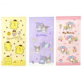 Sanrio Bath Towel Pom Pom Purin Kuromi My Melody Beach Towel Towel Character Towel My Melody
