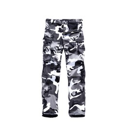 BACKBONE Mens Casual Street Fashion Camo Cargo Pants Army Combat Military BDU Pants Work Hunt Pants (City Camo,Size 36)