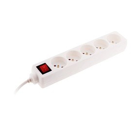 Inotech 5-Way Socket Strip with Plug and Extra Flat Plug