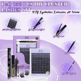 B&Qaugen B&Qaugen Lash Clusters B42 DIY Eyelash Extensions(B42,8-18MIX)