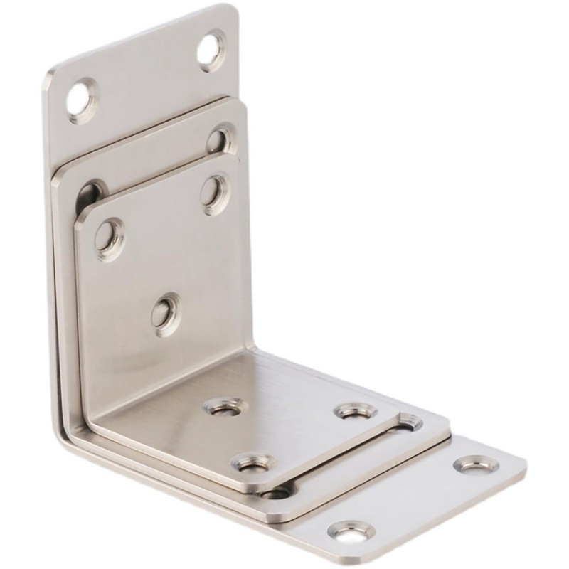 Hyever Stainless Steel L Brackets Fastener Corner Braces with Screws
