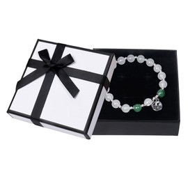 Nideen 9× 9× 3cm Small Gift Box with Lids Jewellery Gift Box Necklace Bracelet Earring Gift Box for Anniversary, Birthday, Wedding(White)