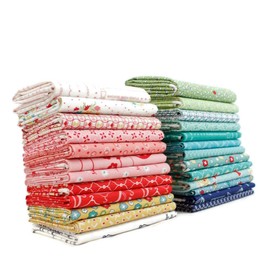 Vintage Happy 2 Fat Eighth Bundle (27 Pieces) by Lori Holt for Riley Blake 9 x 21 inches (22.86 cm x 53.34 cm) Fabric cuts DIY Quilt Fabric