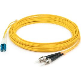 UD_AddOn 20m LC (Male) to ST (Male) Yellow OS1 Duplex Fiber OFNR (Riser-Rated) Patch Cable