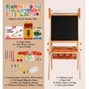 DJAR Adjustable Kids Art Easel with Paper Roll & Magnetic