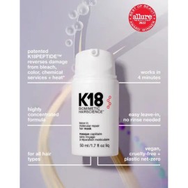K18 Tratamiento Nutritivo Para Cabello Sedoso 50ml                                                                                                    