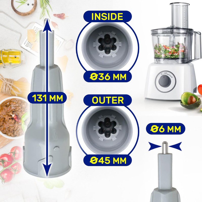 MONTERAL Motor Coupling for Food Processor with the Original Code