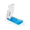 WELLGRO Tablet Cutter with Metal Blade – Plastic – Blue/Transparent