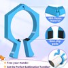 4Pcs Sublimation Tumbler Pinch ABS Sublimation Tumbler Clamp Holder Grip