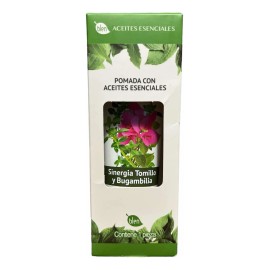 Pomada Con Aceites Esenciales Sinergia Tomillo Y Bugambilia