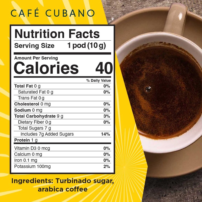 Oriente Dark Roast Cuban Coffee Pods, 50 ct. | Cafe