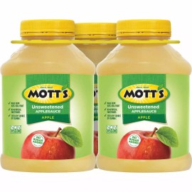 Mott's Unsweetened Applesauce, 46 Ounce (Pack of 3)