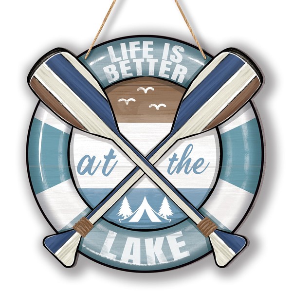 Zzbakress Lake House Decoration Life is Better at The Lake