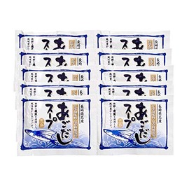 Chin Dashi Soup, 0.3 oz (10 g) x 10 Bags (10 Servings), Goto Nagasaki Specialty, Additive-free, Udon Soup, All-Purpose