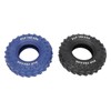 2Pcs Blue Black Rubber Tire Dog Chew Toy Safe Tire
