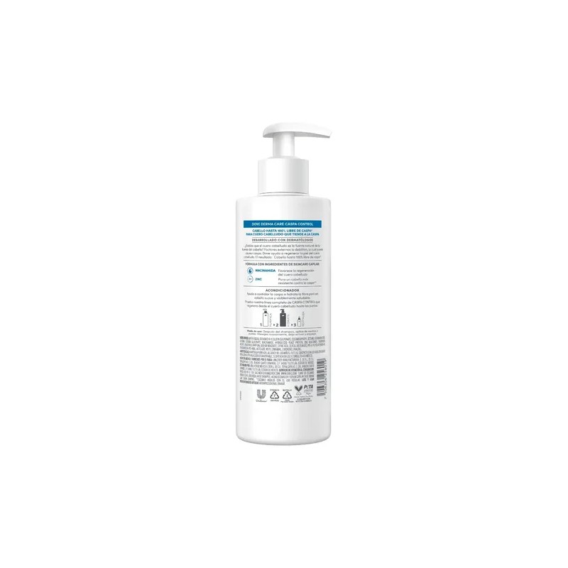 Dove Acondicionador Caspa Control Derma Care 400ml