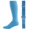 Joe's USA Baseball Socks & Belt, Intermediate- Light Blue