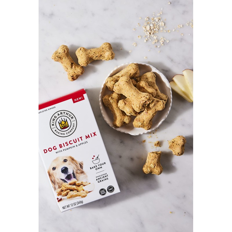 King Arthur Dog Biscuit Mix, Pumpkin & Apple, Homemade Dog