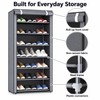 Multi-Tier Shoe Rack for Home Storage – Space-Saving 6/8/10-Tier Organizer