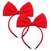 2 Pieces Red Bow Headband, Children's Headband, Simple Cute Headband,