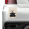 Maltese Dog Mugshot Bad Dog Car Bumper Magnet, Magnetic for