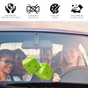 Gasedin 1 Pair Fuzzy Plush Dice for Car Mirror, 3''