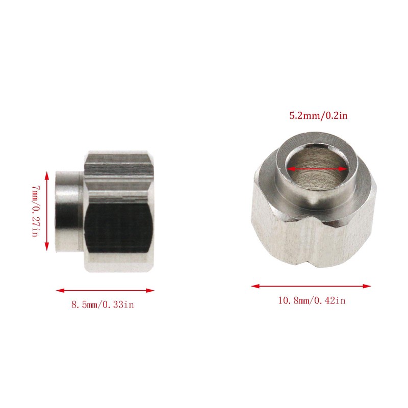 E-outstanding Eccentric Spacer 5PCS 6mm Eccentric Nuts for V Wheel