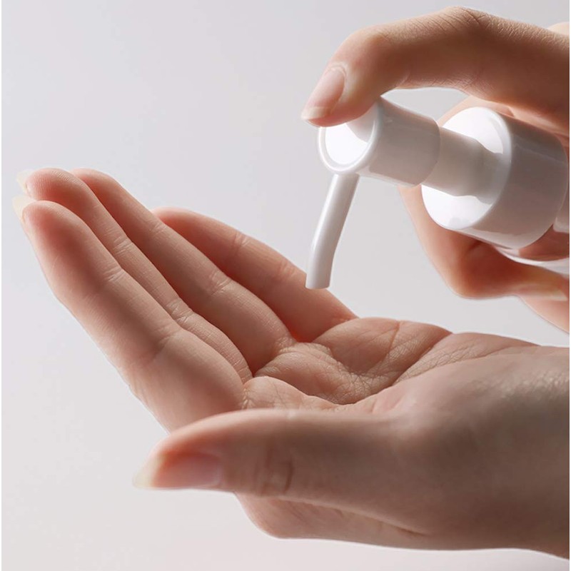 3Pcs 200ml Empty Refillable Clear Plastic Pump Bottle Travel Bottle